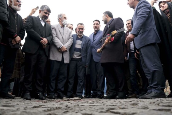 آیین آغازین احداث حریم هنری مجموعه تئاتر شهر