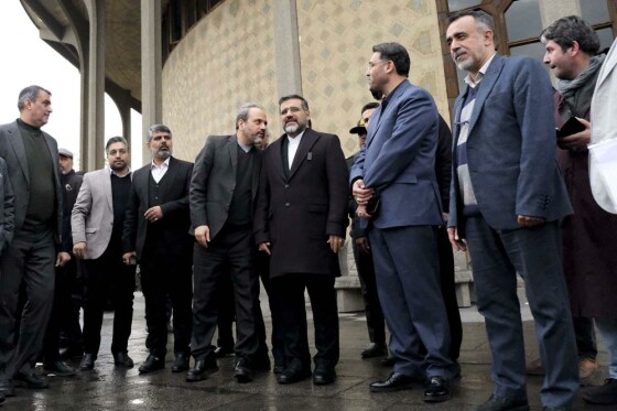 آیین آغازین احداث حریم هنری مجموعه تئاتر شهر