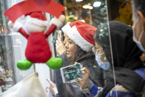 تهران در آستانه سال نو میلادی