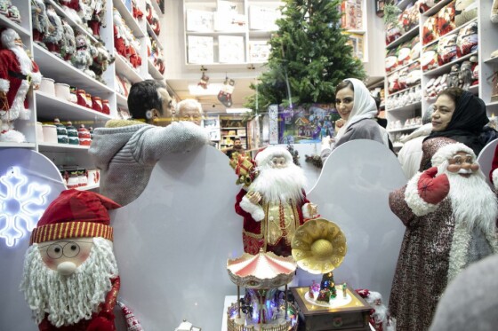 تهران در آستانه سال نو میلادی