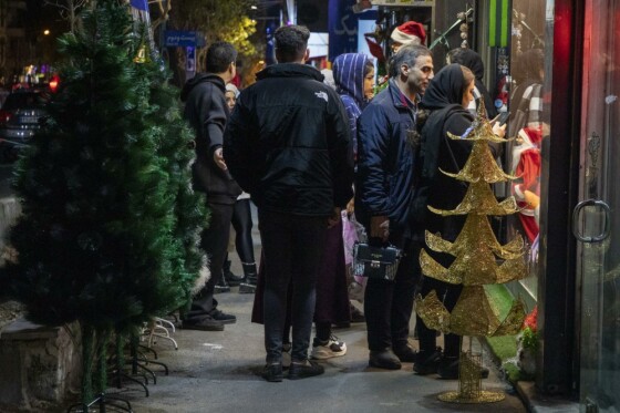 تهران در آستانه سال نو میلادی