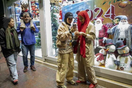 تهران در آستانه سال نو میلادی