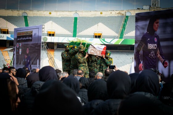 وداع با «ملیکا محمدی» در ورزشگاه آزادی