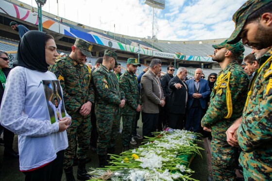 وداع با «ملیکا محمدی» در ورزشگاه آزادی