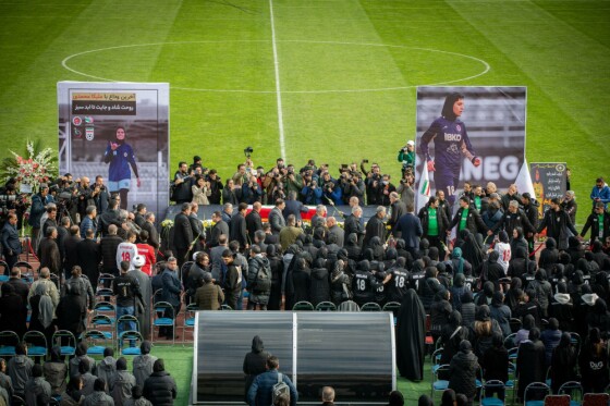 وداع با «ملیکا محمدی» در ورزشگاه آزادی