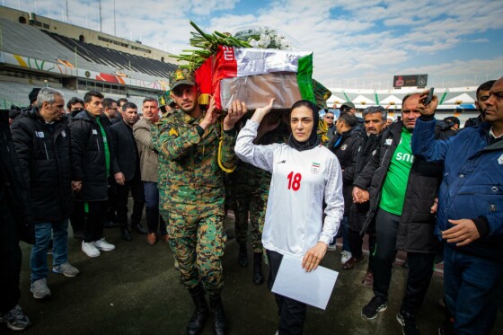 وداع با «ملیکا محمدی» در ورزشگاه آزادی