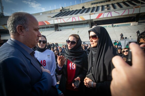 وداع با «ملیکا محمدی» در ورزشگاه آزادی