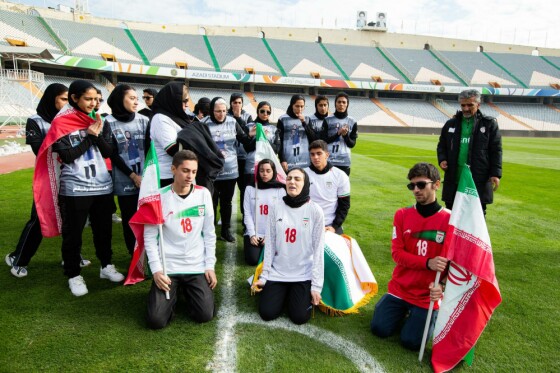 وداع با «ملیکا محمدی» در ورزشگاه آزادی