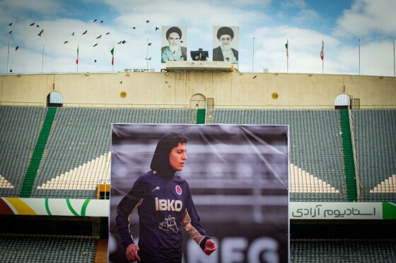 وداع با «ملیکا محمدی» در ورزشگاه آزادی