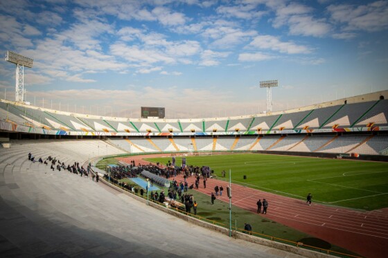 وداع با «ملیکا محمدی» در ورزشگاه آزادی