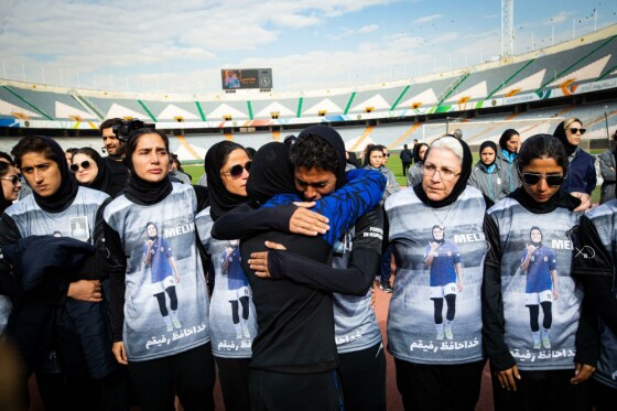 وداع با «ملیکا محمدی» در ورزشگاه آزادی