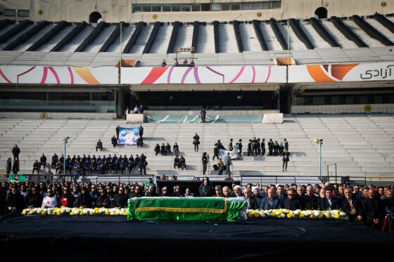 وداع با «ملیکا محمدی» در ورزشگاه آزادی