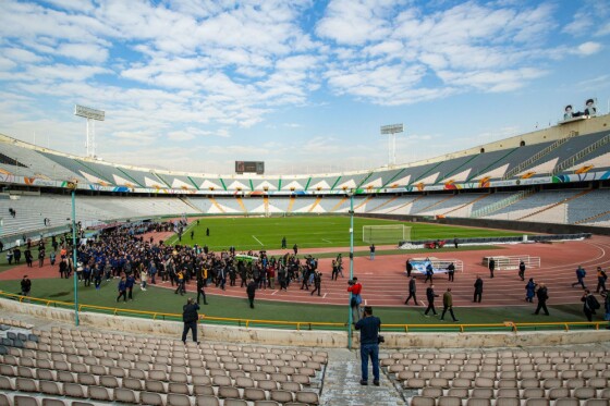 وداع با «ملیکا محمدی» در ورزشگاه آزادی