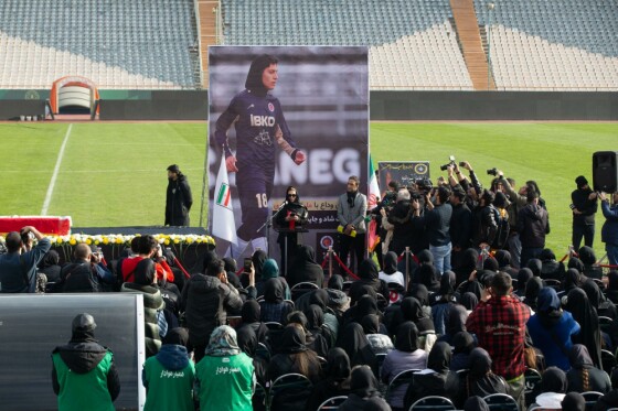 وداع با «ملیکا محمدی» در ورزشگاه آزادی