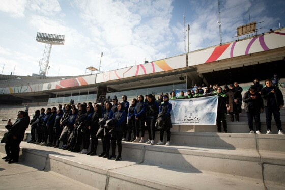 وداع با «ملیکا محمدی» در ورزشگاه آزادی