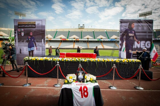 وداع با «ملیکا محمدی» در ورزشگاه آزادی