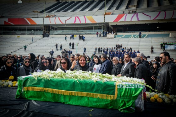 وداع با «ملیکا محمدی» در ورزشگاه آزادی