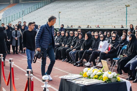 وداع با «ملیکا محمدی» در ورزشگاه آزادی