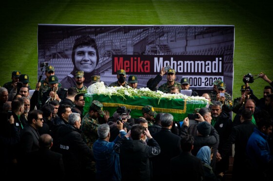 وداع با «ملیکا محمدی» در ورزشگاه آزادی