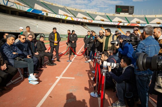 وداع با «ملیکا محمدی» در ورزشگاه آزادی