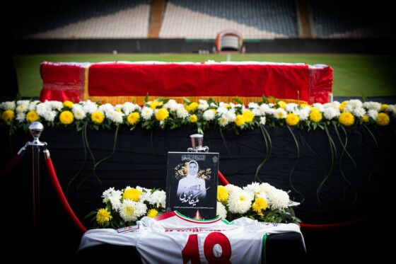 وداع با «ملیکا محمدی» در ورزشگاه آزادی