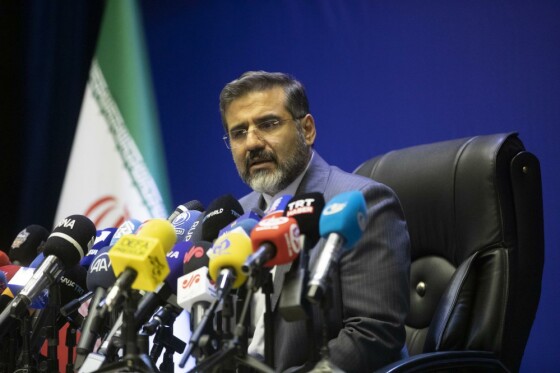 نشست خبری وزیر فرهنگ و ارشاد اسلامی