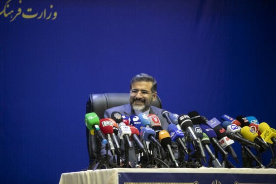 نشست خبری وزیر فرهنگ و ارشاد اسلامی