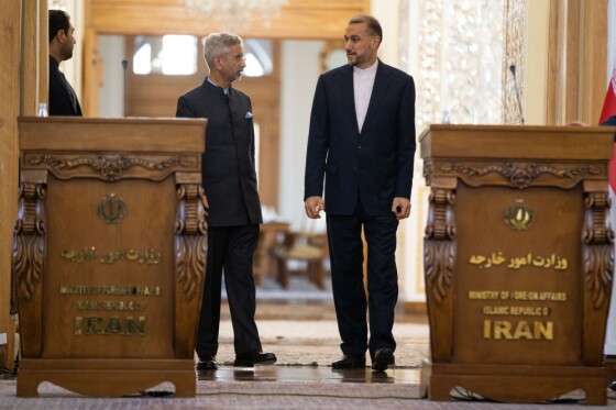 دیدار وزرای خارجه هند و ایران