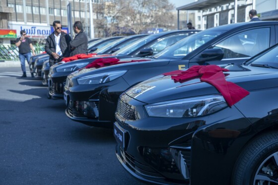 رونمایی از تاکسیهای برقی پایتخت