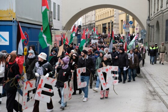 اعتراض به جنایات رژیم صهیونیستی در آلمان