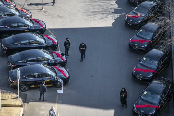 رونمایی از تاکسیهای برقی پایتخت