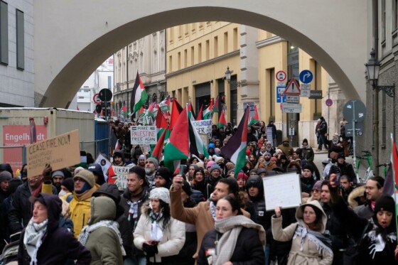 اعتراض به جنایات رژیم صهیونیستی در آلمان