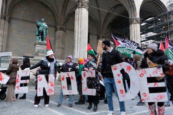 اعتراض به جنایات رژیم صهیونیستی در آلمان