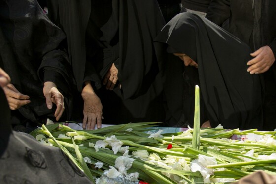 مراسم تشییع پیکر شهید مدافع حرم محمدامین صمدی