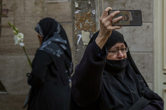 مراسم تشییع پیکر شهید مدافع حرم محمدامین صمدی