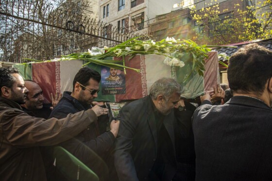 مراسم تشییع پیکر شهید مدافع حرم محمدامین صمدی