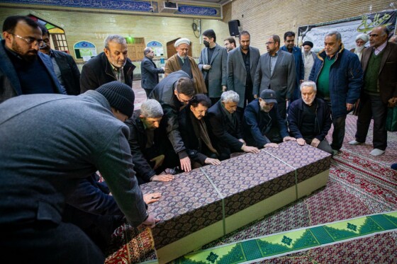 تشییع پیکر مرحوم «مهدی طالقانی»