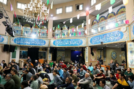 مراسم اعتکاف در مسجد دانشگاه امیر کبیر