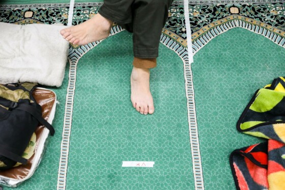 مراسم اعتکاف در مسجد دانشگاه امیر کبیر