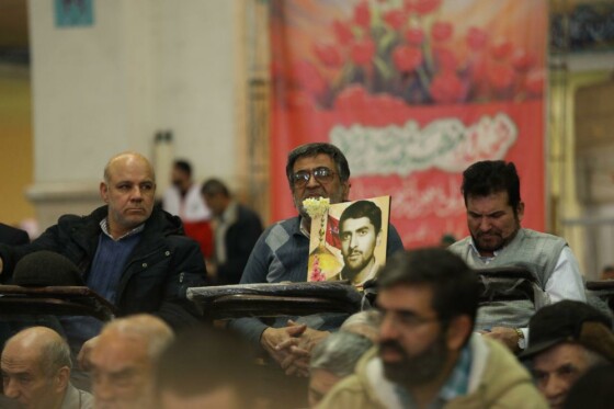 حضور خانواده محترم شهدا در نماز جمعه تهران