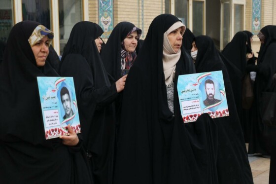 حضور خانواده محترم شهدا در نماز جمعه تهران