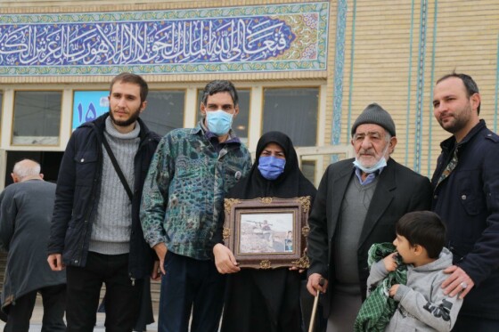 حضور خانواده محترم شهدا در نماز جمعه تهران