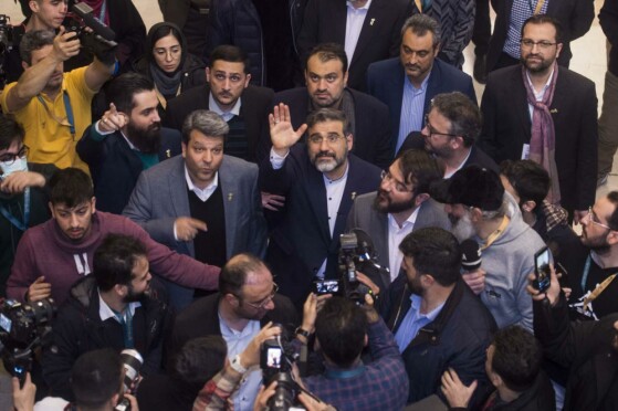 حضور وزیر ارشاد در خانه جشنواره فیلم فجر