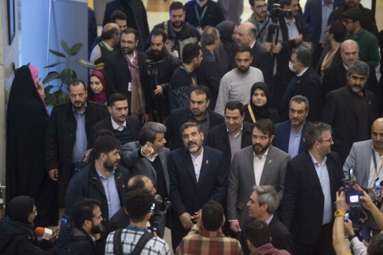 حضور وزیر ارشاد در خانه جشنواره فیلم فجر