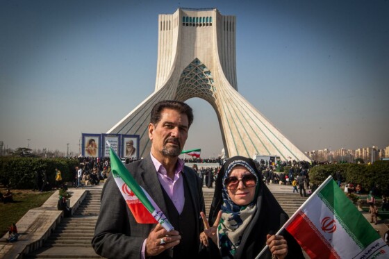 حضور اقشار مختلف مردم در جشن ۴۵ سالگی انقلاب در تهران