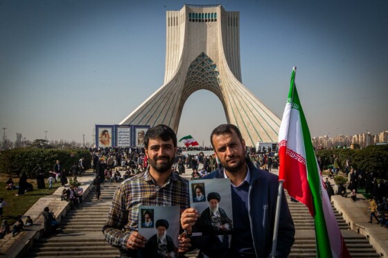 حضور اقشار مختلف مردم در جشن ۴۵ سالگی انقلاب در تهران
