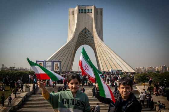 حضور اقشار مختلف مردم در جشن ۴۵ سالگی انقلاب در تهران