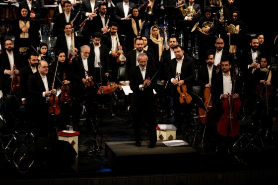 کنسرت ارکستر ملی ایران در جشنواره موسیقی فجر