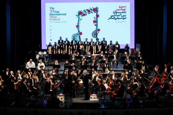 کنسرت ارکستر ملی ایران در جشنواره موسیقی فجر