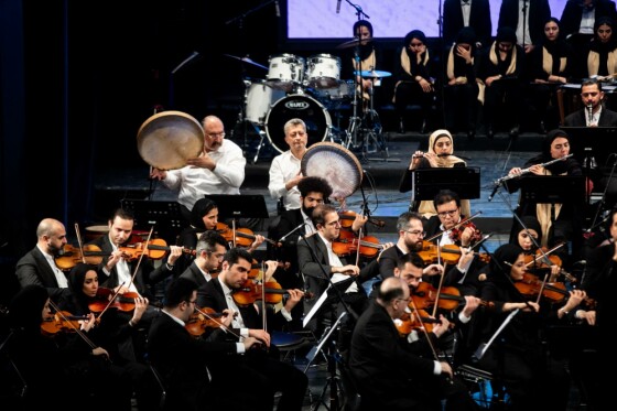 کنسرت ارکستر ملی ایران در جشنواره موسیقی فجر